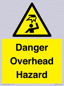 Danger Overhead Hazard